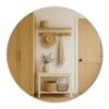 Lustro Okrągłe Loft 90 Cm, Duże Lustro Ścienne Bezramowe, Nowoczesne I Eleganckie
