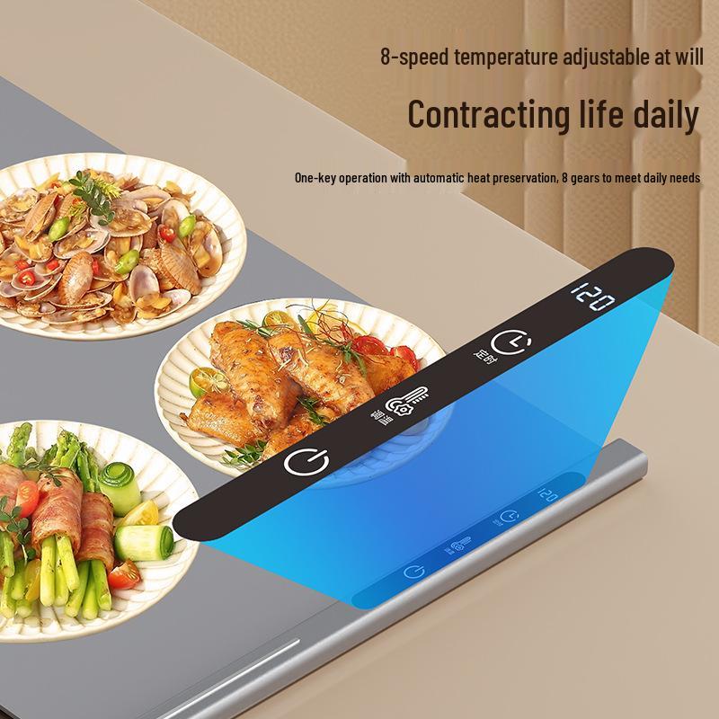 Portable Silicone Warming Plate - Multi-functional and Constant Temperature Mat for Home Use, Keeps Food Warm, Easy Storage