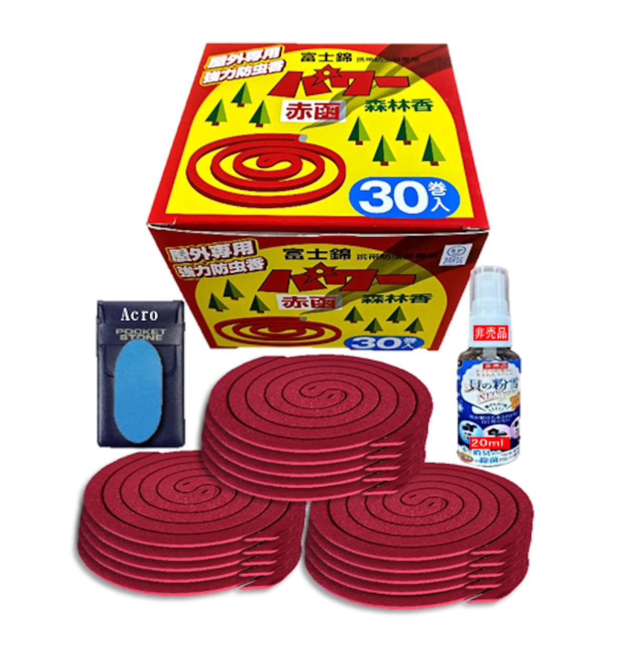 

Благовоние от насекомых A934 red power forest incens 30 рулонов PSBS-01