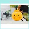 Charming Apple Plush Keychain With Short Plush For Youthful Backpack Accessories