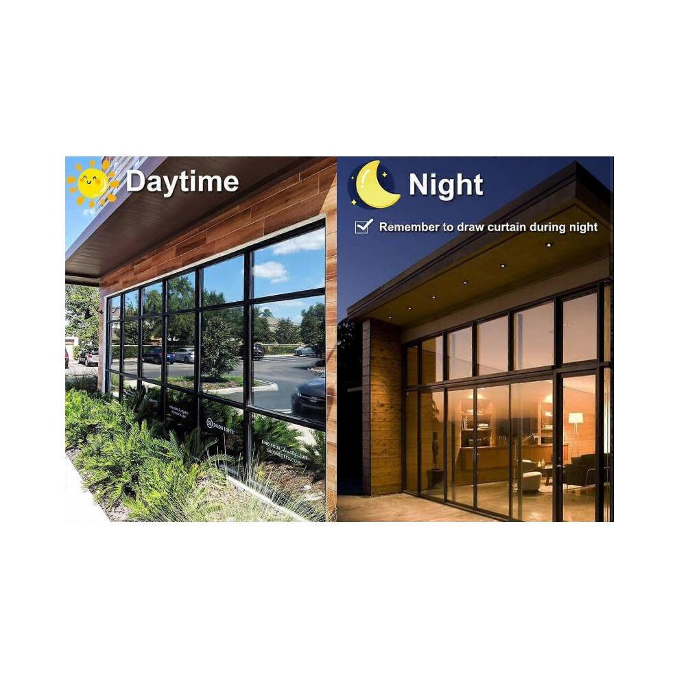 Window Film Privacy Window Film Mirror Window Film One Way Anti Heat Anti UV Privacy Protection for Window Office Home Store 40300CM