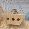 Bite Resistant Hamster Swing Toys Durable Cockatiel Swing Ladder Parrot Hanging Bed  Training