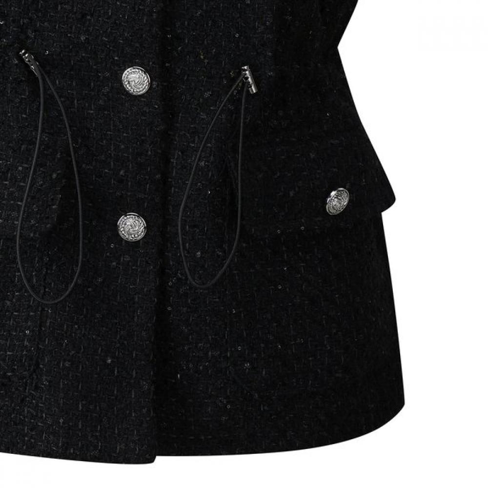 Ggpx New York Waist String Tweed Vest Gq4vt007f