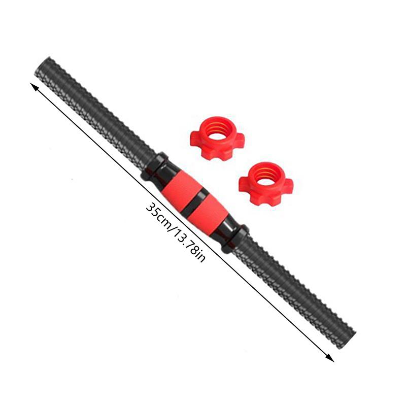 Barre per manubri da 35/40 cm con impugnatura antiscivolo Manico per bilanciere Set di pesi Barra universale per bilanciere per allenamento sportivo Allenamento della forza