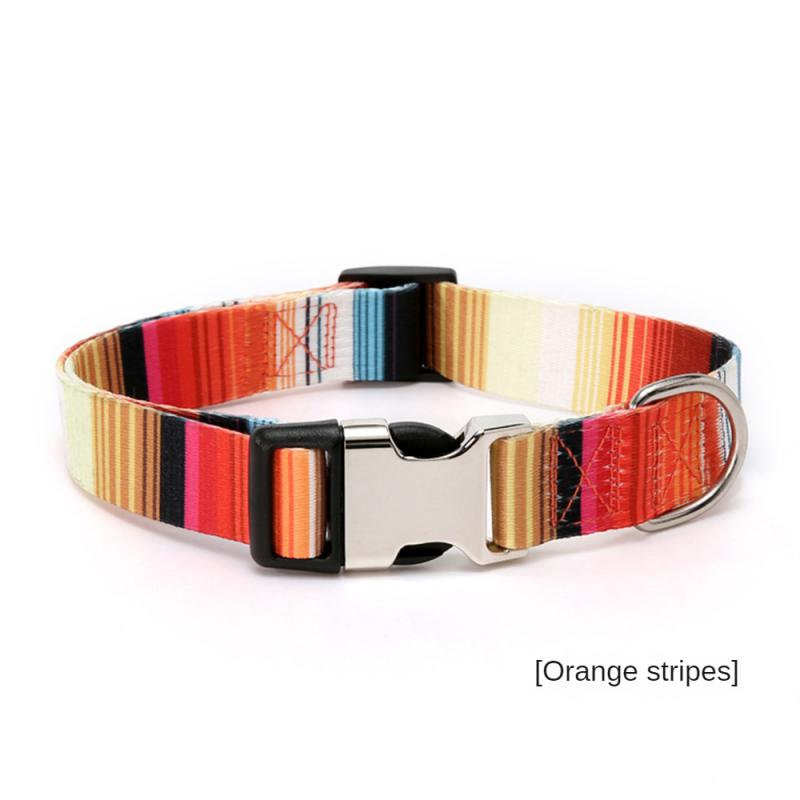 Ethnic Wind Collar Forest Pattern National Wind Pet Supplies Strong And Beautiful Dog Collar And Traction Dog Rope Pet Printing
