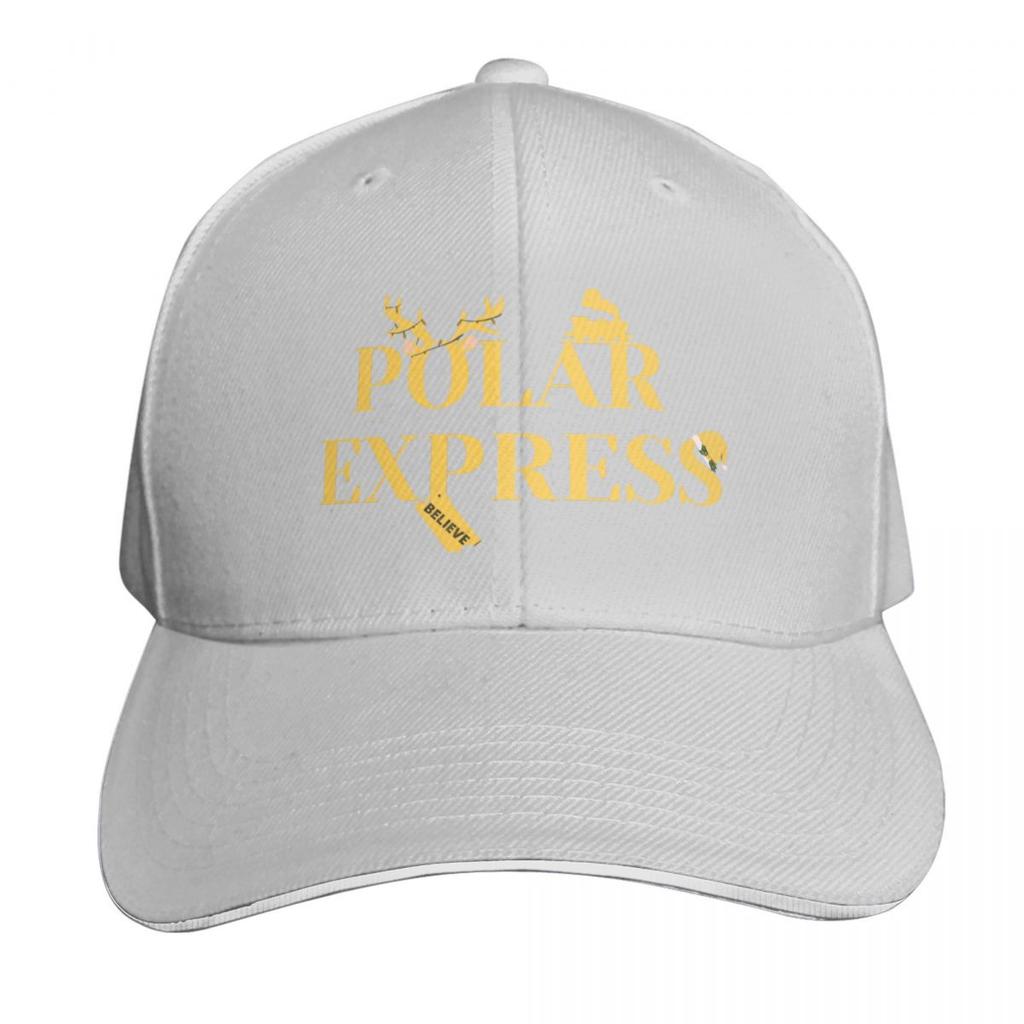 POLAR EXPRESS Baseball Cap Rugby Ball Cap Unisexs big size hat Unique hats Womens Beach Unisexs