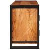 TV Cabinet with Shelf Brown 120 X 33 X 50 Cm Solid Wood Acacia