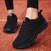 Black Non Slip Women'S Shoes Fashion Lightweight Running Sneakers Breathable Casual Travel Shoes Comfortable Work Shoes For Work