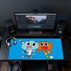 The Amazing World of Gumball Cartoon Art Mouse Pad, Large Gaming Desk Mat, Non-slip XXL Mousepad for Laptop & Tablet, Mini PC Playmat with Stitched Ed