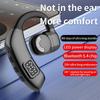 Bluetooth Headset V5.3, Wireless Bluetooth Earpiece 30Hrs HD Calling,LED Display Hands-Free Bluetooth Earphone for Driving/Business/Office, Black