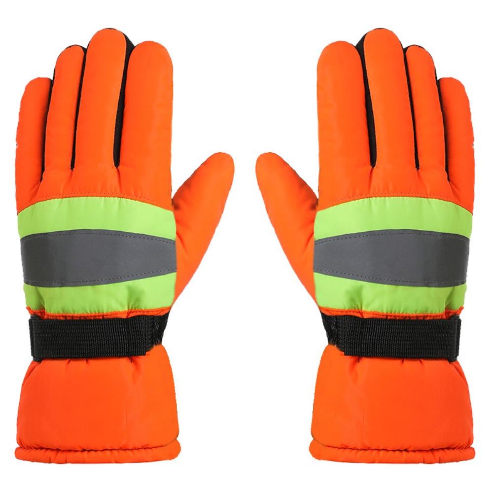 Reflective Work Protective Gloves Touchscreen Winter Warm Gloves Commuting