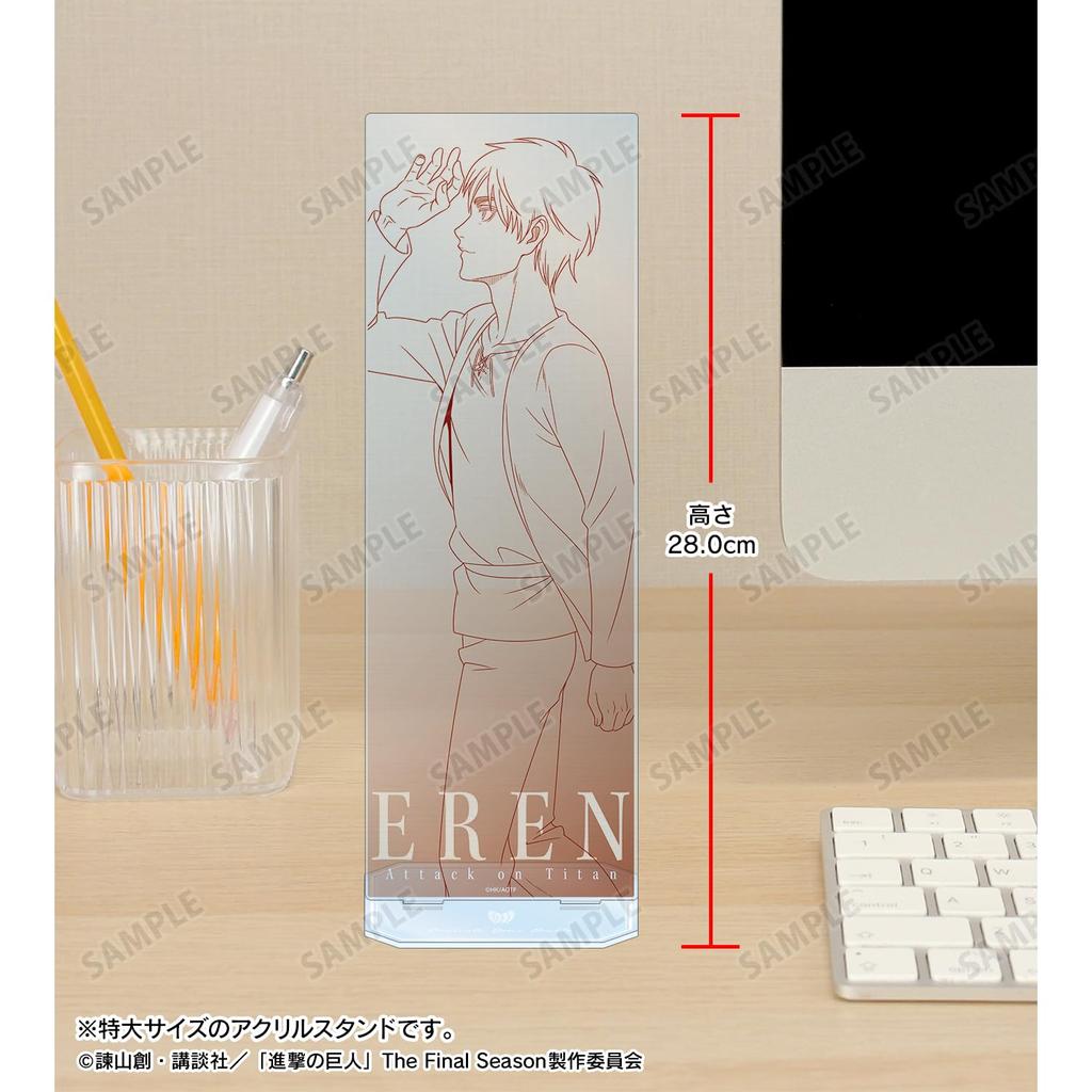 Attack On Titan Original Illustration of Eren Ayumi Line Art Ver. Extra Large Acrylic Stand