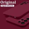Liquid Silicone Case For Samsung Galaxy S22 S24 Ultra S23 S20 S21 FE S25 Edge A17 A52 A55 A53 A54 A56 5G S26 A37 A57 Soft Cover