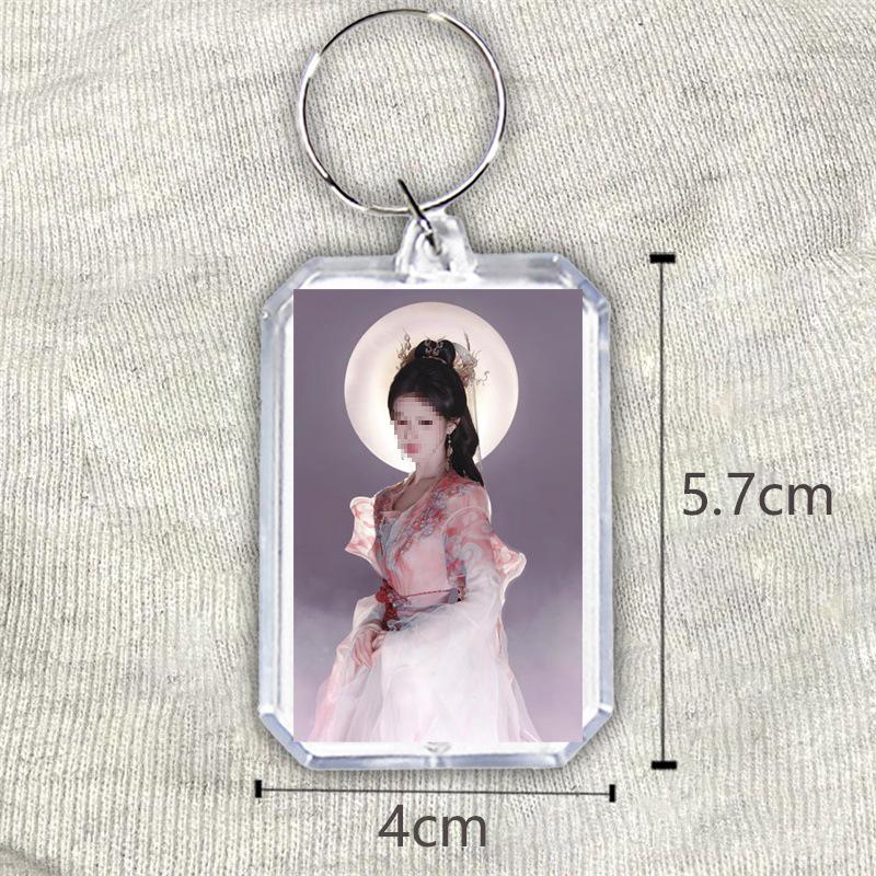 Ju Jingyi Double-Sided Acrylic Keychain & Backpack Charm