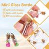 30 Pack Small Glass Bottles with Cork Stoppers, Small Mini Glass Bottles Tiny Jars with Cork Lids, 1ml