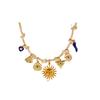 Artisanal Crafted Bohemian Necklace Shell Starfish Pendants Multi Strand Design Lightweight Jewelry Gift For Her