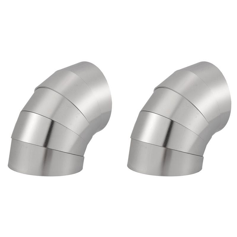 

A25F-90 Degree Stainless Steel Tight Radius Pie Cuts (Not Welded) - Lasercut & Deburred For Custom Exhaust (10Pcs) 3IN