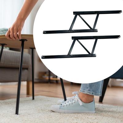 2x Coffee Table Spring Hinges, Lift Up Space Saving Mechanism Hinges