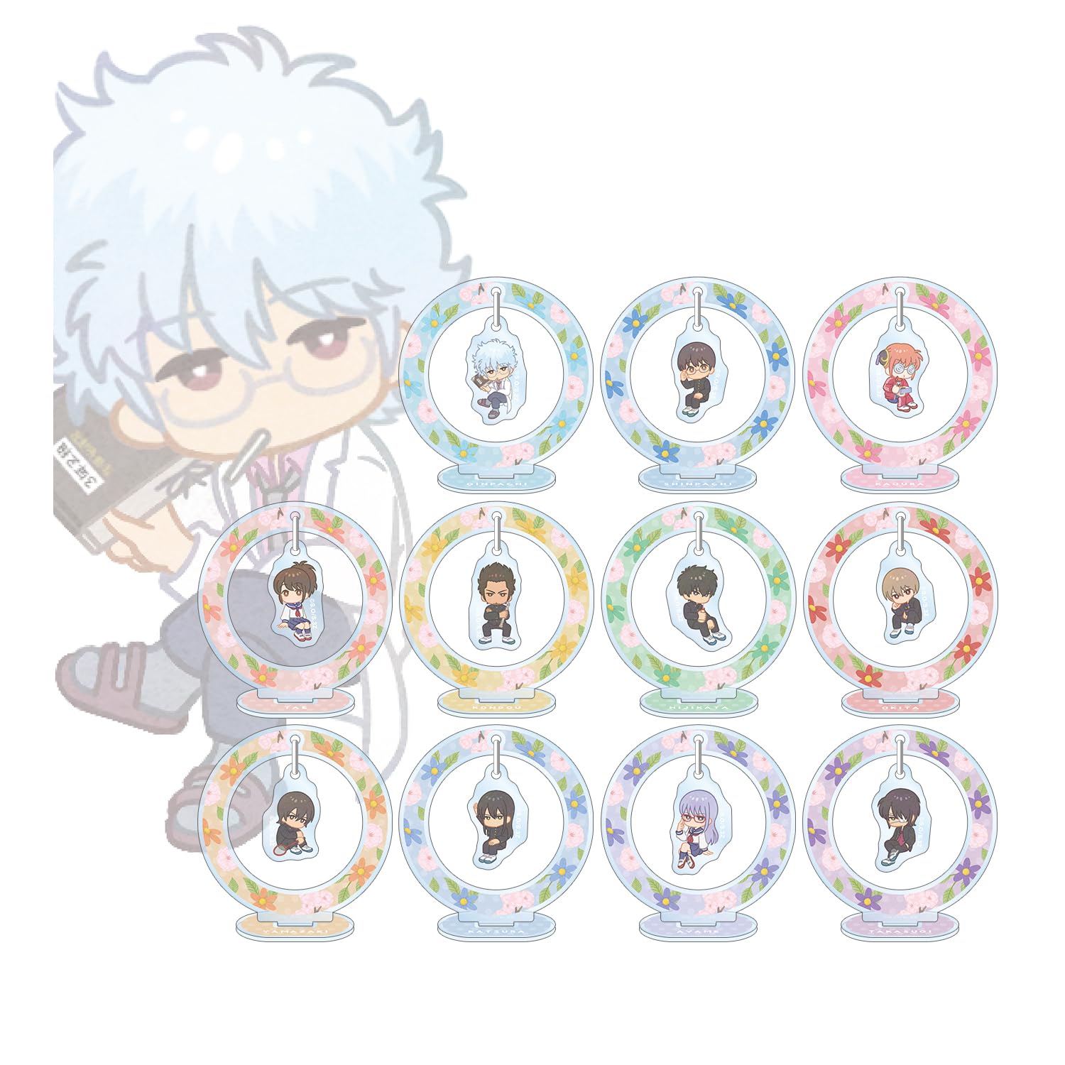 

3 год Z класс Гинпачи-сэнсэй Торговые акриловые стенды с качающимися фигурками Ботания Коробка из 11 штук