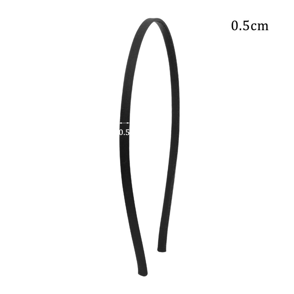 Black Simple Wide Headband Girl Women Black White  DIY Craft Material Cloth Headband Semi-finished Hair Accessories