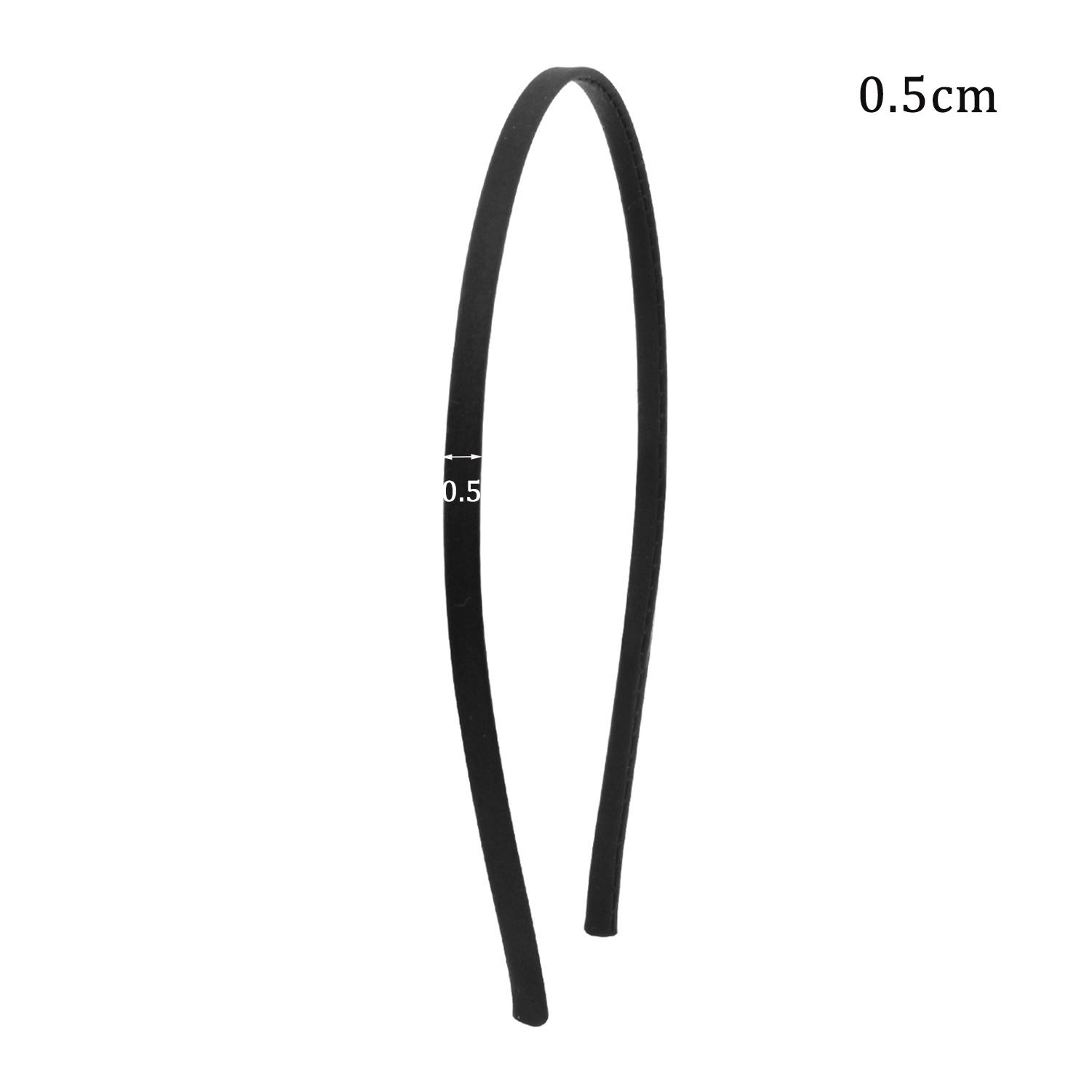 

Черная Простая Широкая Повязка на Голову Девушка Женщина Черная Белая Материал для DIY Рукоделия Тканевая Повязка на Голову Полуфабрикат Аксессуары для Волос 5pcs