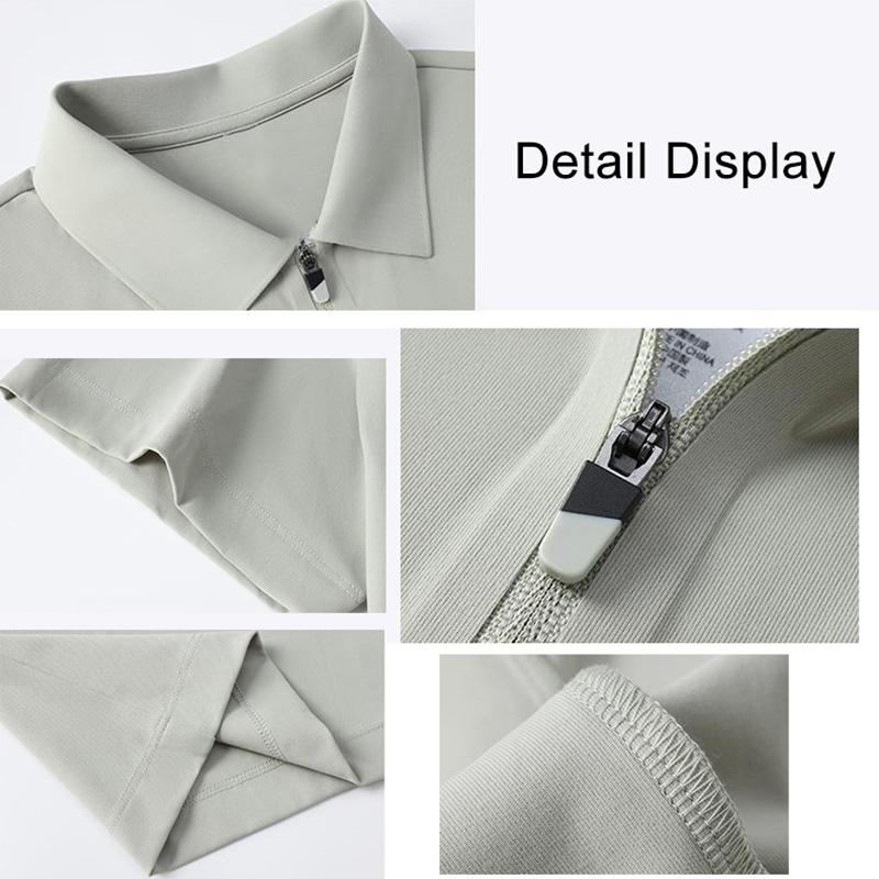 Callaway 2025 Sommer Stickerei Hohe Qualität Golf Business Freizeit Sport Stil Elastischer Reißverschluss Kragen Poloshirt