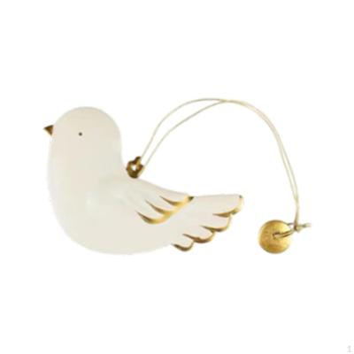 Christmas Tree Hanging Decoration Pigeon Pendant Holiday Party Wall Decor Dove Ornament
