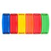 Plastic Children'S Swing With Hanging Rope Adjustable Height Swing Easy Install Multicolor Sitting Board Swing