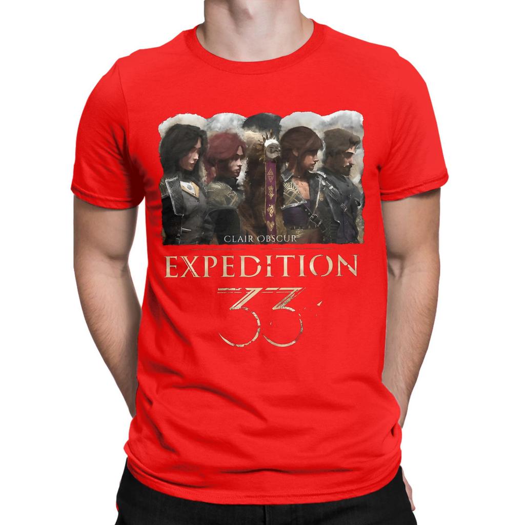 Men Women Printed Clair Obscur Expedition 33 Game Printed T Shirt Tee Cotton Tshirts Clothing Comfortable Breathable Cotton