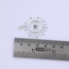 Labradorite Gemstone Evil Eye Sun Pendant 925 Sterling Silver Handmade Jewelry Unisex Pendant