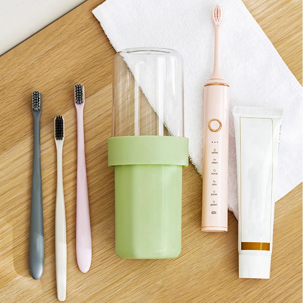 Simple Family Travel Wash Cup Multipurpose Toothbrush Storage Box For School