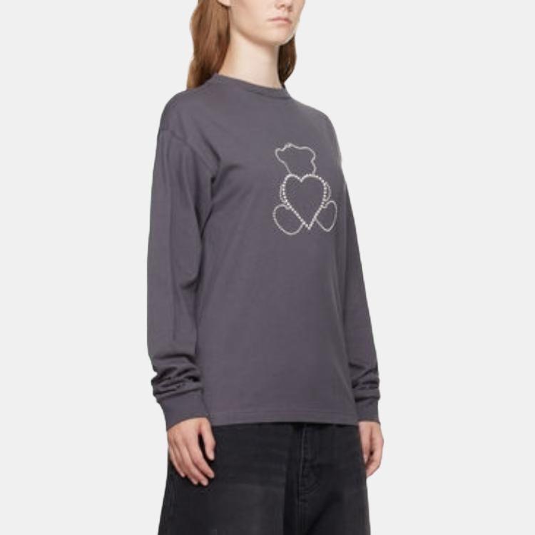 WE11DONE Pearl Bear T shirt WD-TT2-24-781-U-CH