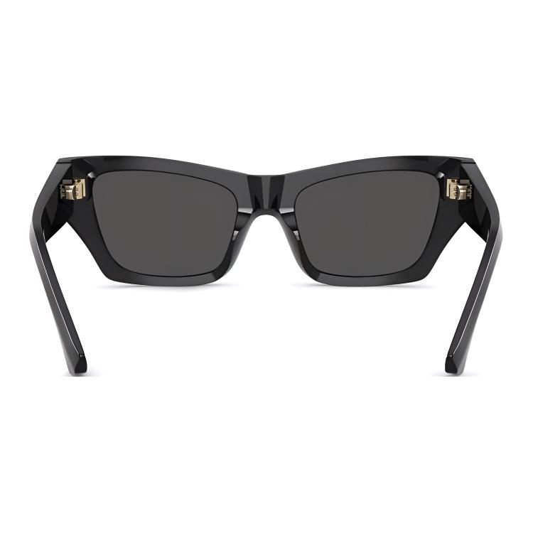 Burberry Logo Design Acetate Square Sunglasses Women's Black