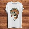 Japan Traditional Edo Ukiyoe Fox Funny Tshirt UnisexShort Sleeve Casual Daily T ShirtUnisex Ukiyo Streetwear Tee Breathable Print