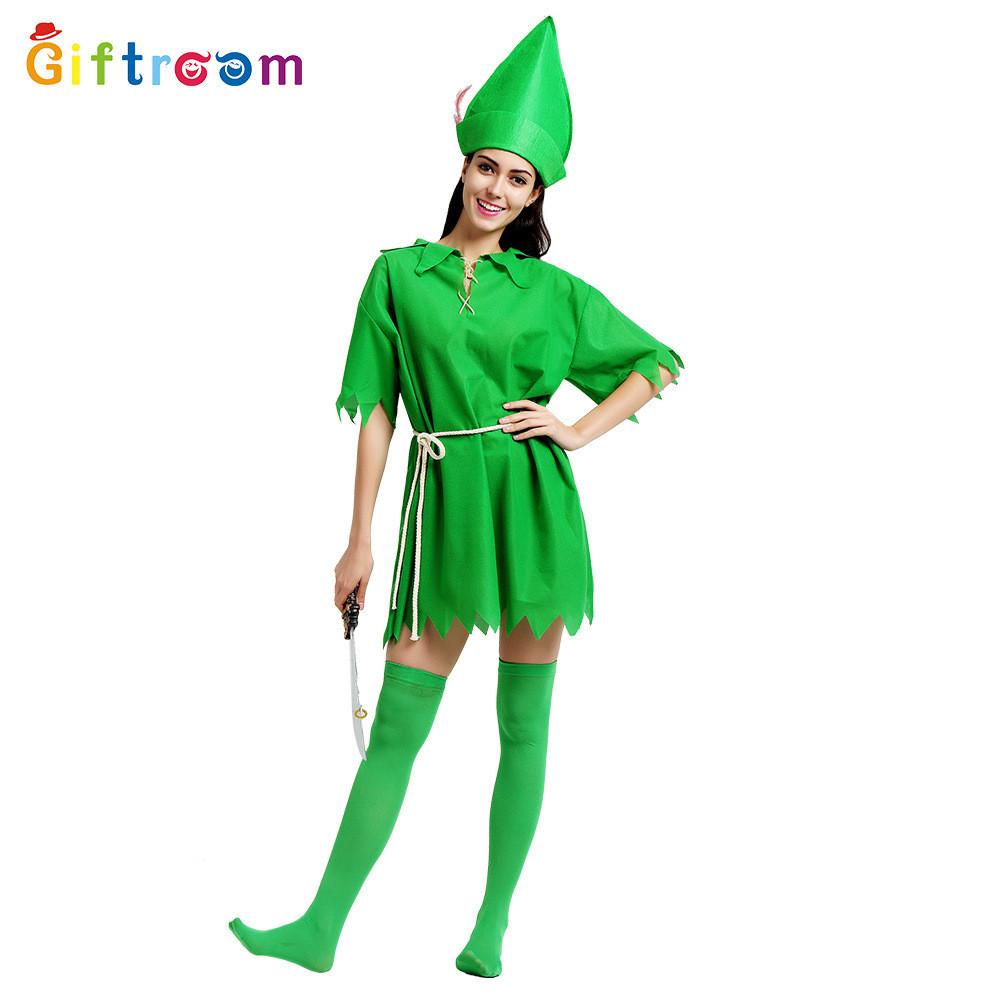 Couples And Family Friendly Peter Pan Costume For Halloween Theme Party Fun