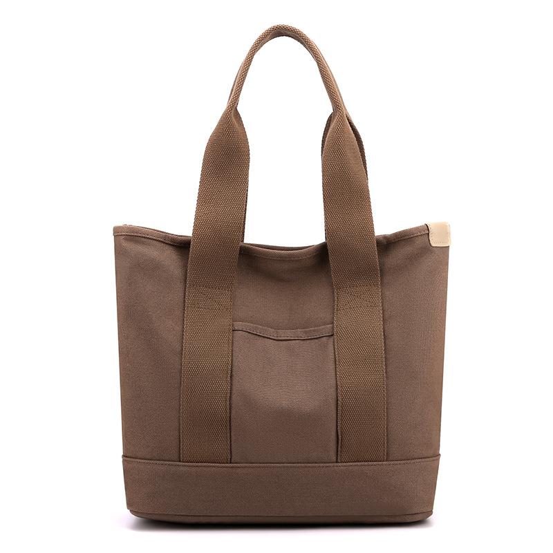 High-value New Japanese Canvas Bag, Fashionable and Simple, Large-capacity Handbag, Daily Commuting Multi-purpose Lunch Bag