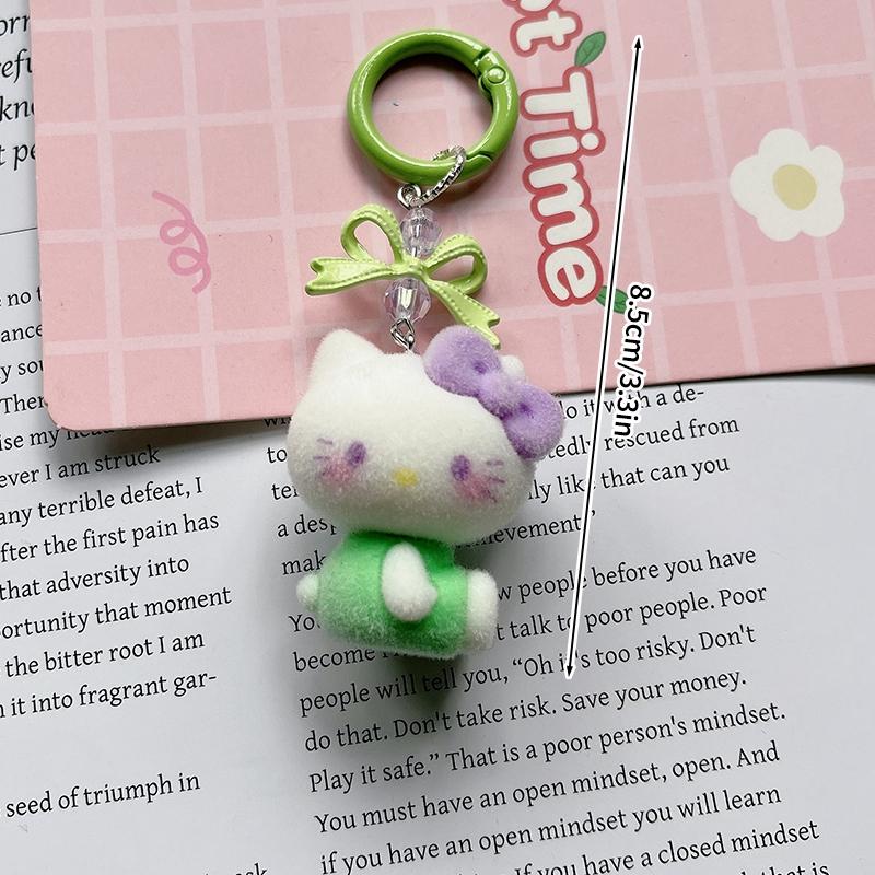 Sanrio Hello Kitty Keychains Cartoon Keyring Hanging Pendant for Backpack Charms on The Phone Bag Ornament Party Gift