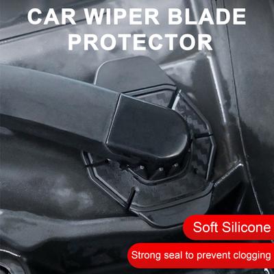 2 szt. Ramię wycieraczki samochodowej silikonowa uniwersalna ciężarówka SUV Auto wycieraczka szyby przedniej ramię otwór osłona zabezpieczająca osłona przeciwpyłowa zewnętrzne akcesoria samochodowe