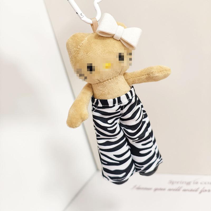 [Cloth Only] 10CM Doll Costume Long-legged Kitty Jeans High-Quality Doll Clothes for Imaginative Play