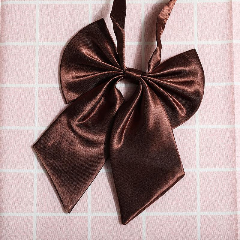 Jk Japanese Plaid Korean Version Of Collar Flower Graduate Female Collar Flower College Wind Streamer Jk Bow Shirt Accessories Sailor Suit