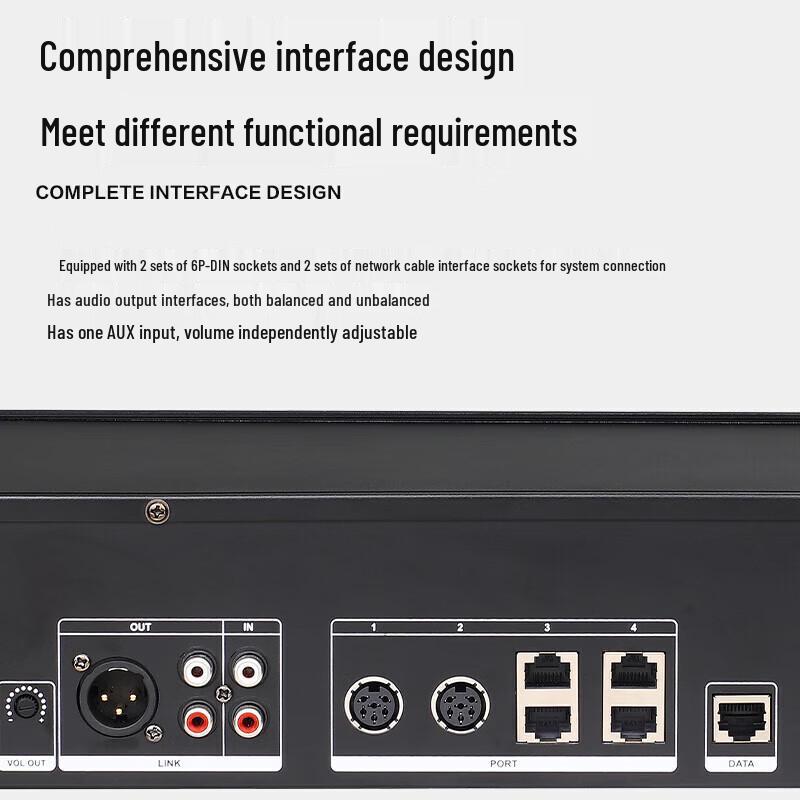 Huidu Professional Wired Hand-in-Hand Conference Microphone System (CN Version)
