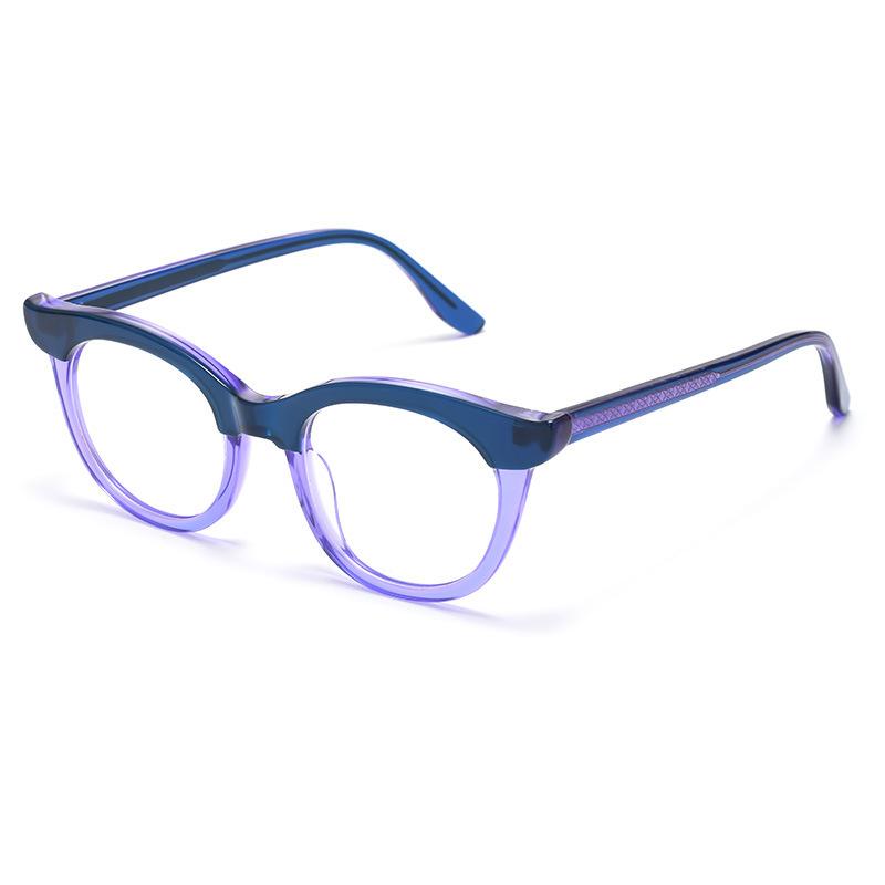 

New Classics Handmade Acetate Round Glasses Frame Women Optical Prescription Custom Eyeglasses Men Myopia Reading Office Eyewear