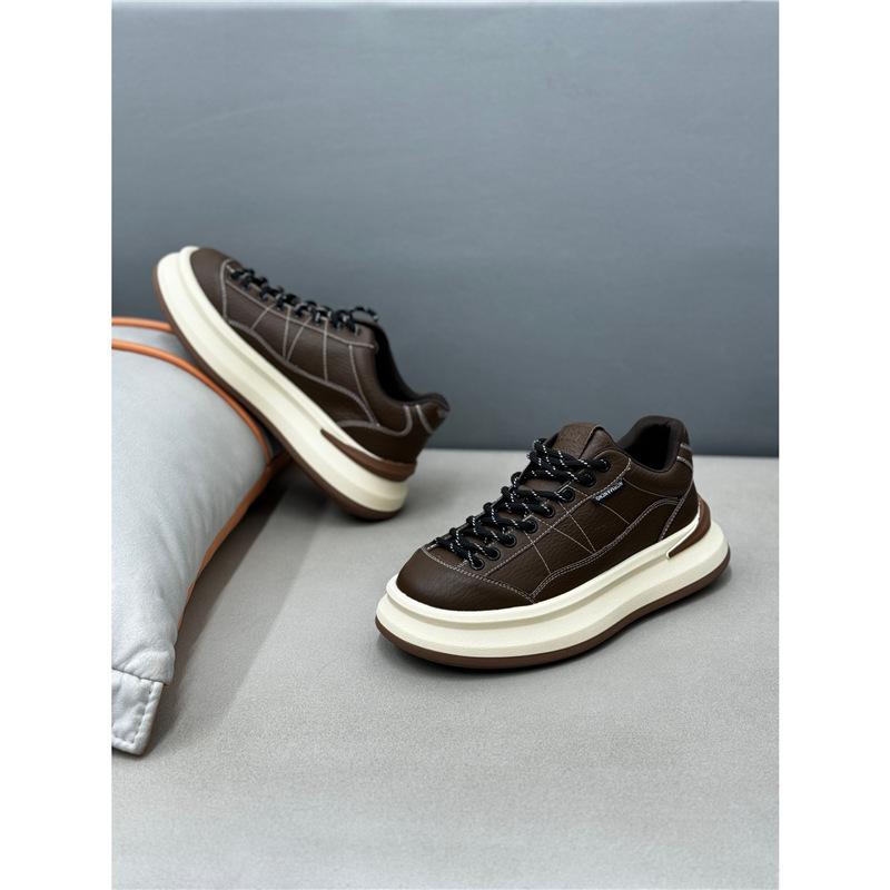 Winter casual simple color matching ancient round head casual and comfortable ok
