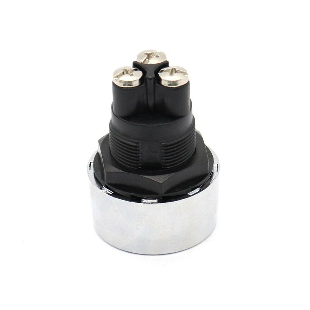 Universal 12V Race Car Engine Start Switch Push Button Starter Red LED Chrome