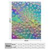Neon Drips Throw Blanket Multi Purpose Soft Warm Blanket for Home Travel