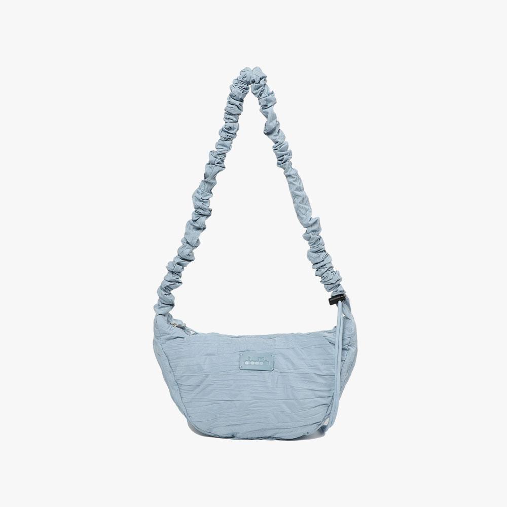 Diadora Pleated Hobo Bag Sky Blue