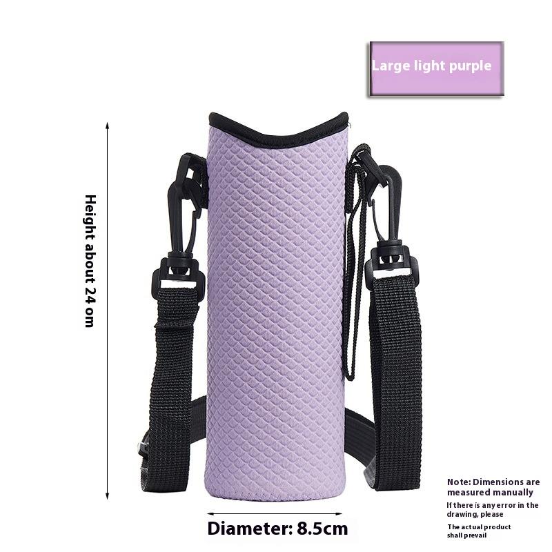 Přenosný obal na láhev na vodu Izolovaná taška Přenosný s popruhem Pouzdro na láhev na vodu Rukáv na kelímek Rukáv na vakuovou láhev Kempingové příslušenství