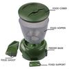 KX4B Automatic Fish Feeder Battery Powered Aquarium Dispenser Large Feed Bucket