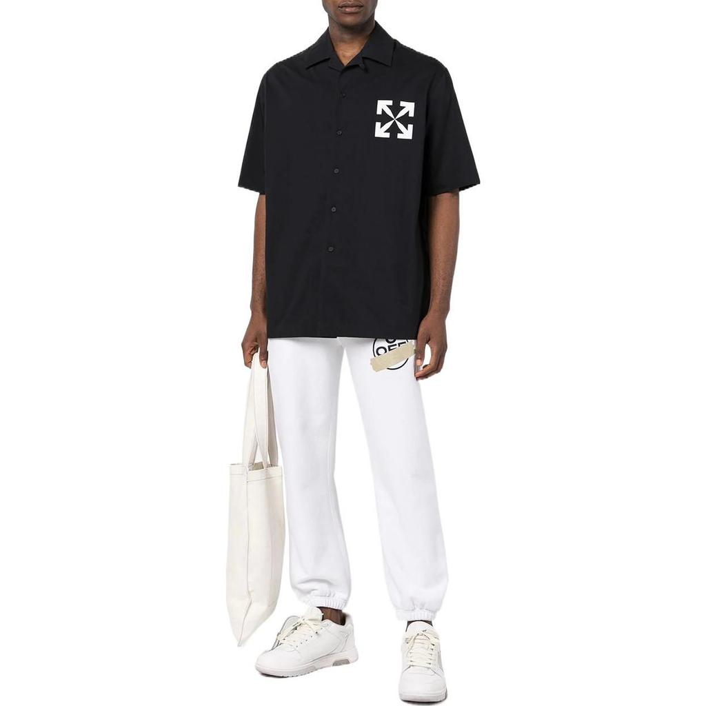 OFF WHITE Arrows Print Short Sleeve Shirt OMGA196C99FAB0041001