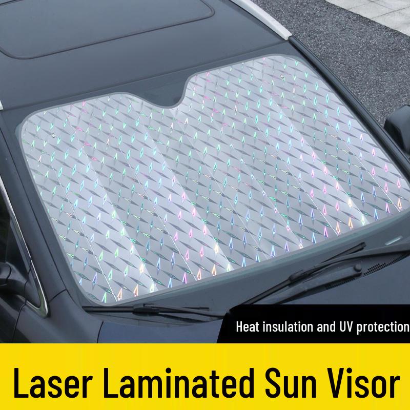 Car Windshield Sunshade with Heat Insulation Laser Protection